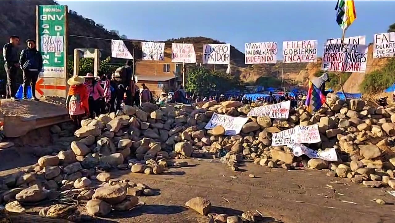 A 10 DÍAS DE BLOQUEOS VUELVEN A CORTAR BULO BULO, SANTA ROSA DEL SARA Y VINTO
