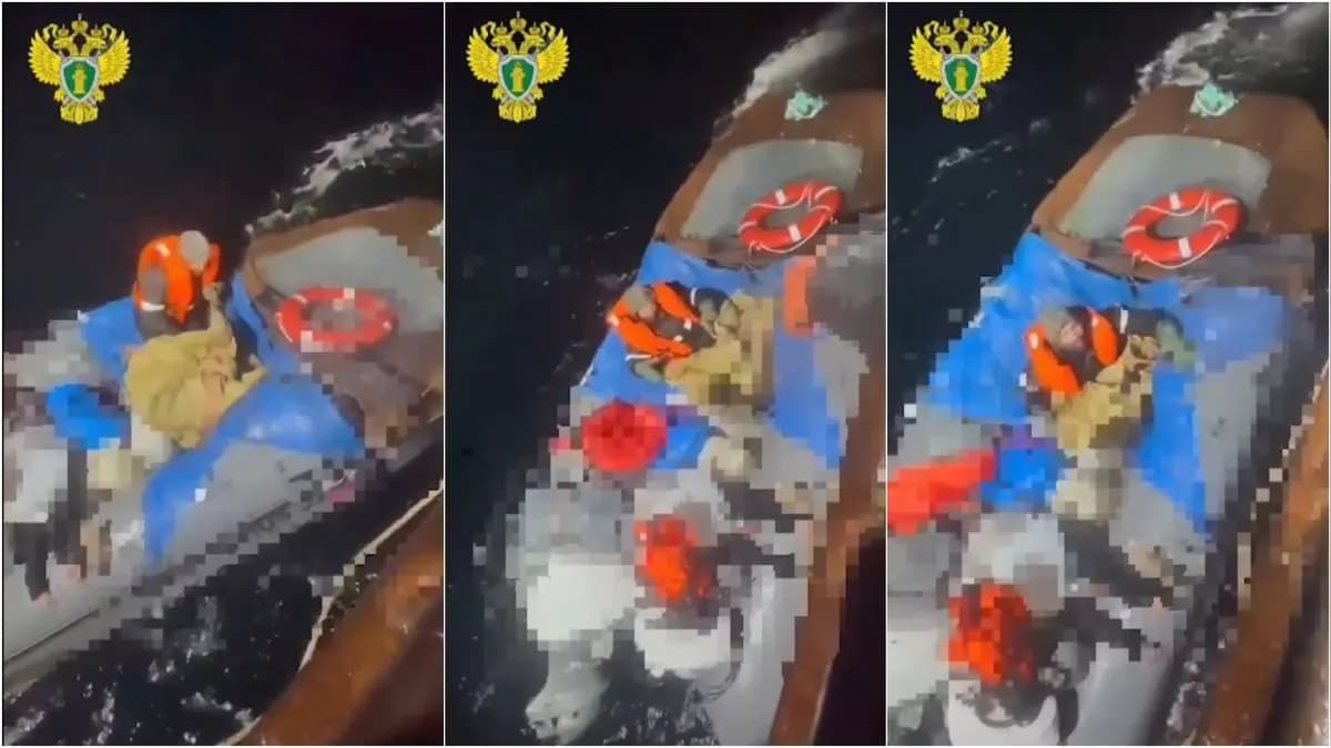 HALLAN VIVO A UN NÁUFRAGO EN RUSIA QUE LLEVABA DOS MESES A LA DERIVA