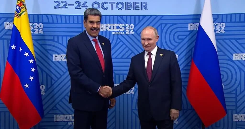 VLADIMIR PUTIN Y NICOLÁS MADURO SE REUNIERON AL MARGEN DE LOS BRICS