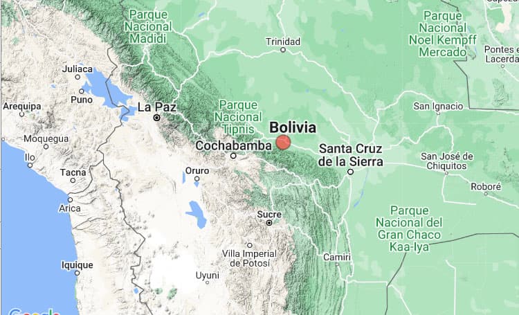 REGISTRAN SISMO A POCA PROFUNDIDAD EN LA PROVINCIA CARRASCO DE COCHABAMBA