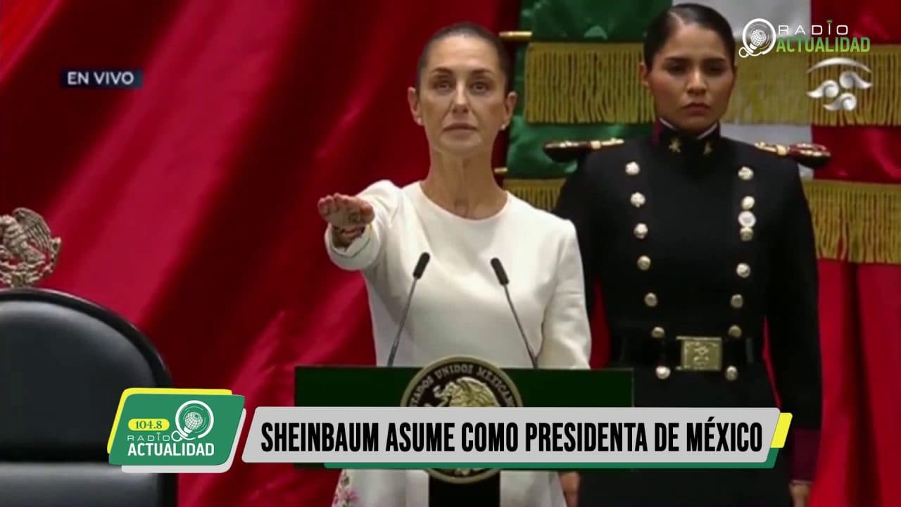 ASUME PRIMERA MUJER COMO PRESIDENTA EN MÉXICO