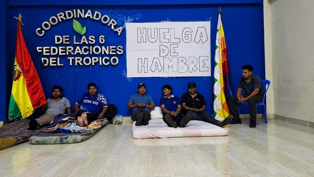 EVO INSTALÓ HUELGA DE HAMBRE EN EL CHAPARE