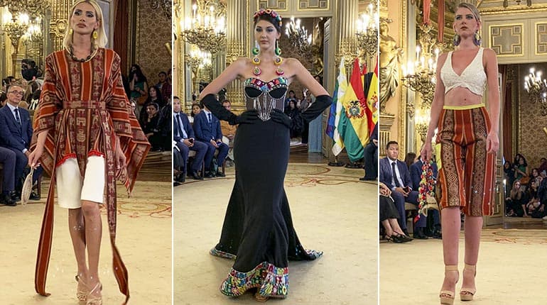 LA MODA BOLIVIANA LLEGA A MADRID CON LA RIQUEZA DE SUS TEJIDOS