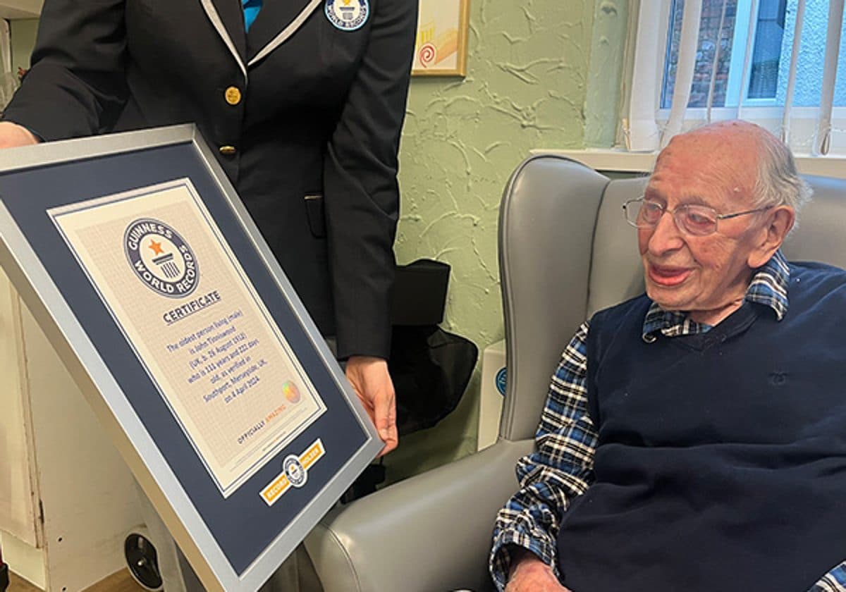 MURIÓ EL HOMBRE MÁS VIEJO DEL MUNDO A LOS 112 AÑOS