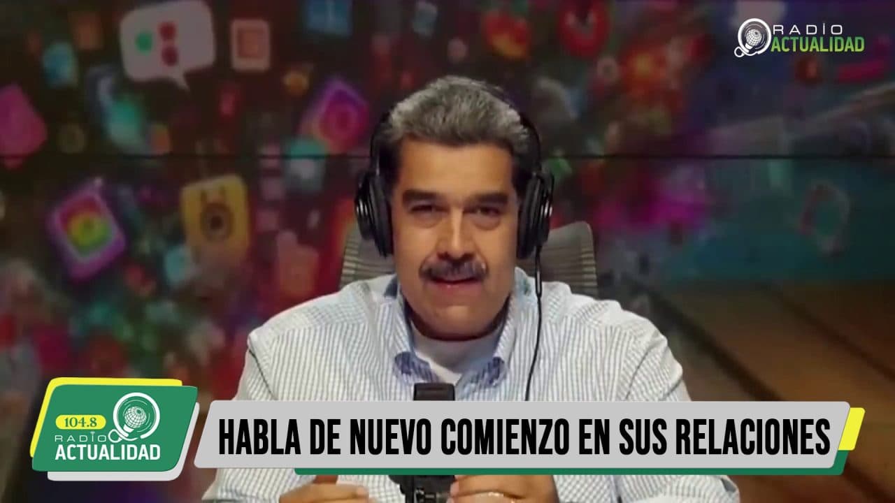 MADURO QUIERE UN NUEVO COMIENZO EN RELACIÓN CON TRUMP