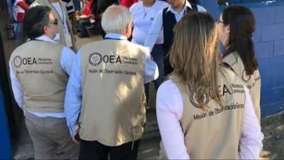 VEEDORES DE LA OEA CALIFICAN QUE JUDICIALES SE DESARROLLAN CON TRANSPARENCIA Y TRANQUILIDAD