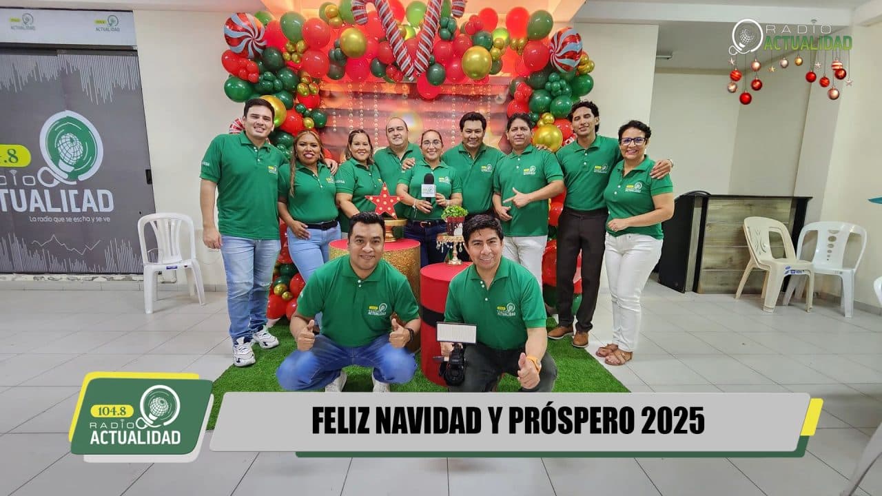 CENA NAVIDEÑA DE RADIO ACTUALIDAD 104.8 FM