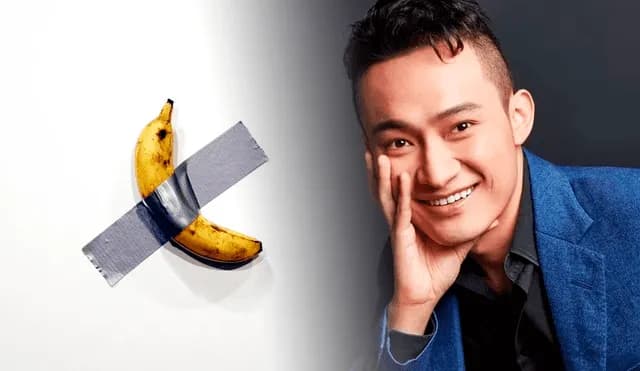 EMPRESARIO SE COMIÓ LA OBRA DE LA BANANA CON CINTA ADHESIVA QUE LE COSTÓ $US 6 MILLONES