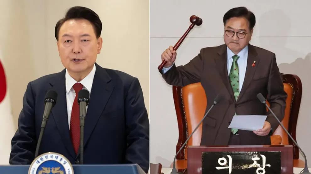 PARLAMENTO DESTITUYE AL PRESIDENTE DE COREA DEL SUR POR HABER DECLARADO LA LEY MARCIAL