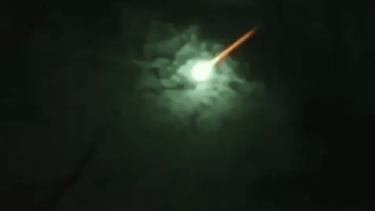 EXTRAÑO FENÓMENO LUMINOSO ATRAVESÓ EL CIELO CON INTENSA LUZ VERDE EN RURRENABAQUE