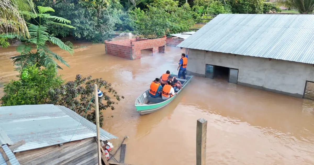 COBIJA DECLARA ALERTA ROJA TRAS DESBORDE DEL ARROYO BAHÍA