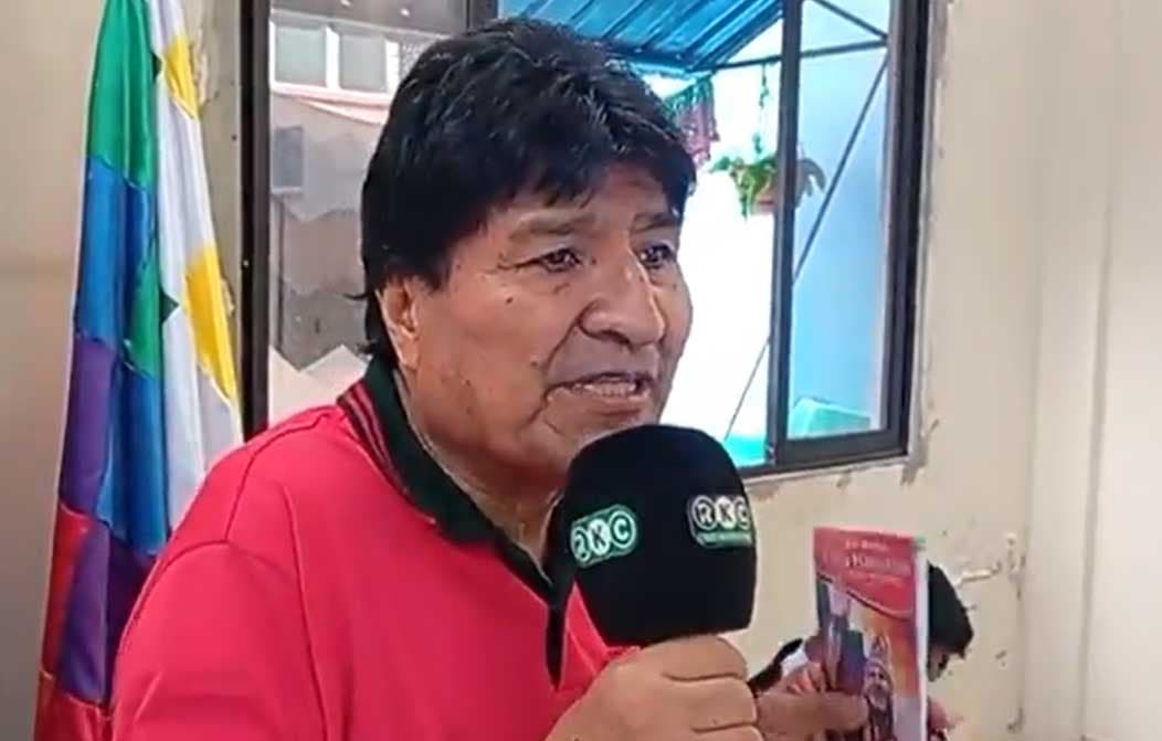 EVO RESPONDE A LUCHO: ‘CÓMO VAMOS A SER COMPAÑERO DE UN CORRUPTO’, ‘QUE SE VAYA CON SU MAS’