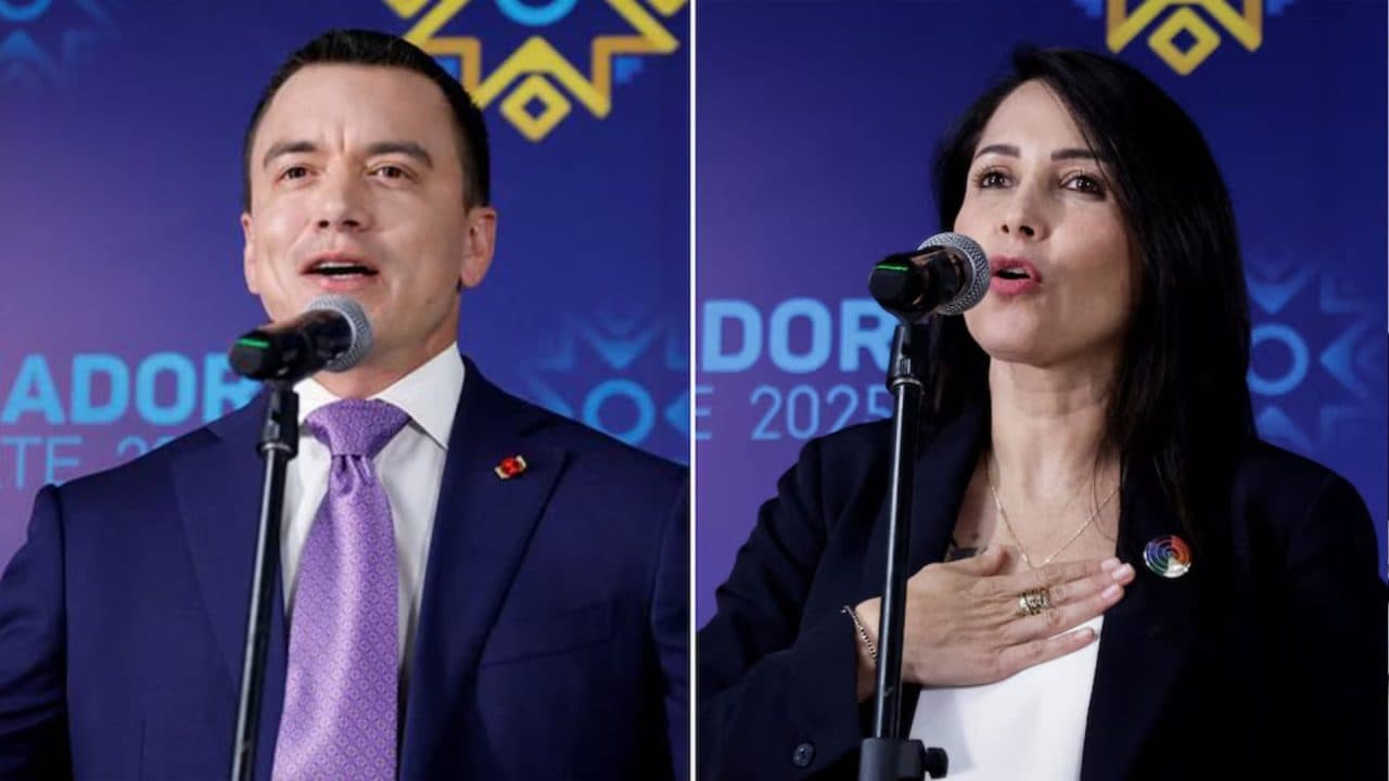 DANIEL NOBOA Y LUISA GONZÁLEZ SE DISPUTARÁN LA PRESIDENCIA DE ECUADOR EN UNA SEGUNDA VUELTA ELECTORAL