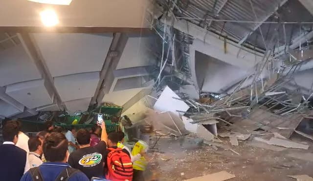 TECHO DE UN CENTRO COMERCIAL EN PERÚ SE DESPLOMA Y DEJA TRES MUERTOS Y MÁS DE 70 HERIDOS