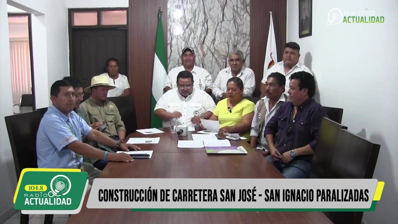 ANUNCIAN MEDIDAS POR PARALIZACIÓN DE OBRA DE CARRETERA