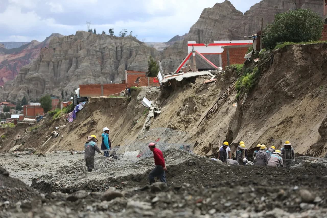 LA PAZ ES EL DEPARTAMENTO MÁS AFECTADO POR DERRUMBES