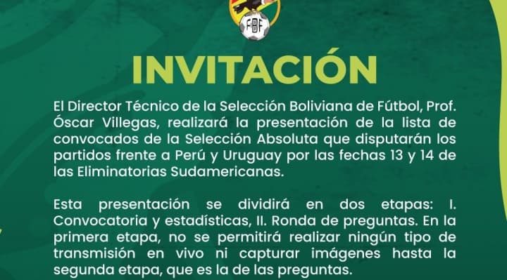 LA FBF PROHÍBE TRANSMITIR O GRABAR LA PRESENTACIÓN DE LA NÓMINA