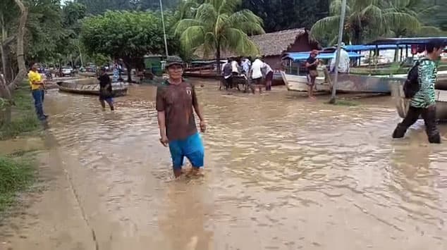 INUNDACIONES EN LA AMAZONÍA DE BOLIVIA AFECTAN A 2.000 FAMILIAS