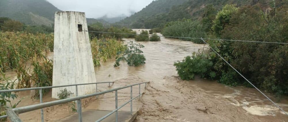 MIL FAMILAS AFECTADAS Y CULTIVOS DAÑADOS POR DESBORDE DEL RÍO EN OMEREQUE