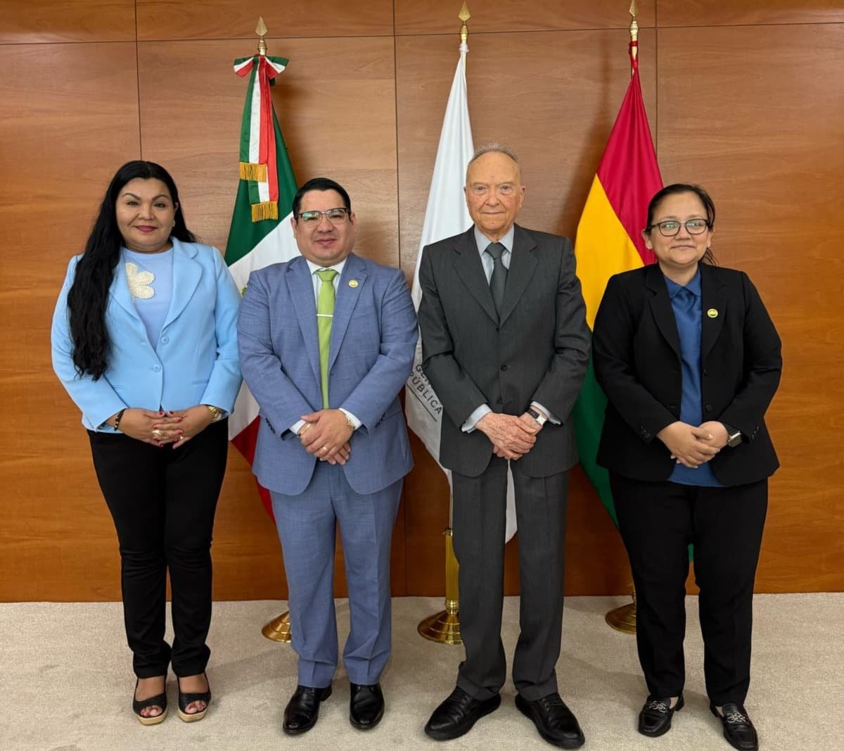 FISCALES GENERALES DE BOLIVIA Y MÉXICO FORTALECEN LA COORDINACIÓN INTERINSTITUCIONAL