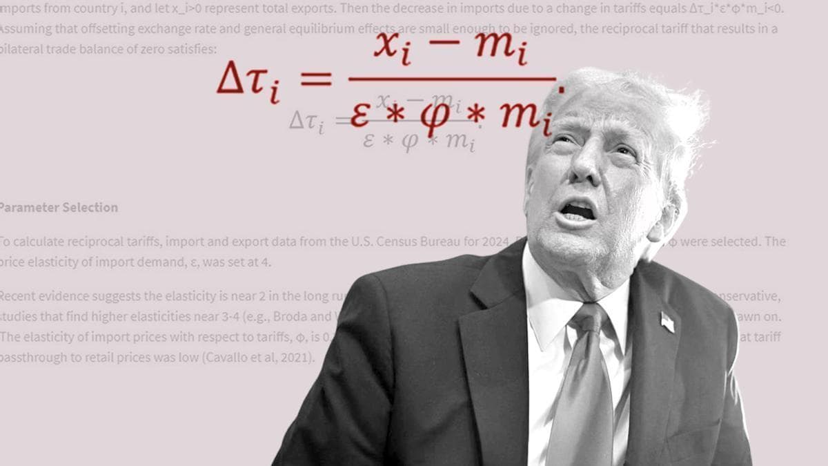 LA FÓRMULA DE DONALD TRUMP PARA CALCULAR LOS ARANCELES RECÍPROCOS A LOS OTROS PAÍSES