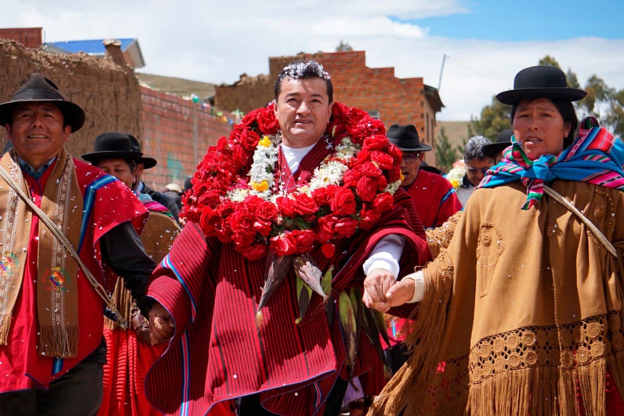 JOHNNY FERNÁNDEZ EN CAMPAÑA EN LA CIUDAD DE LA PAZ