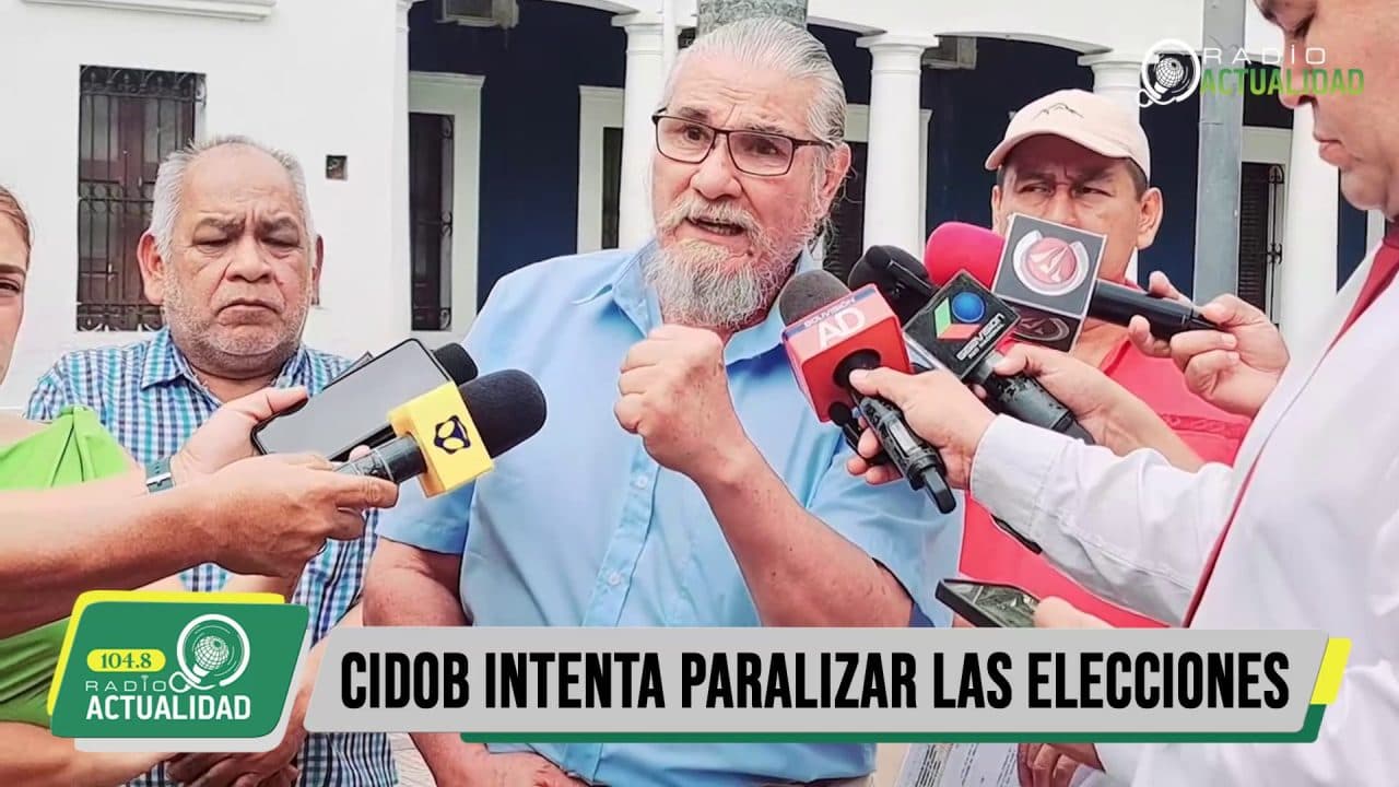 CIDOB PRESENTARÁ ACCIÓN LEGAL PARA PARALIZAR LAS ELECCIONES