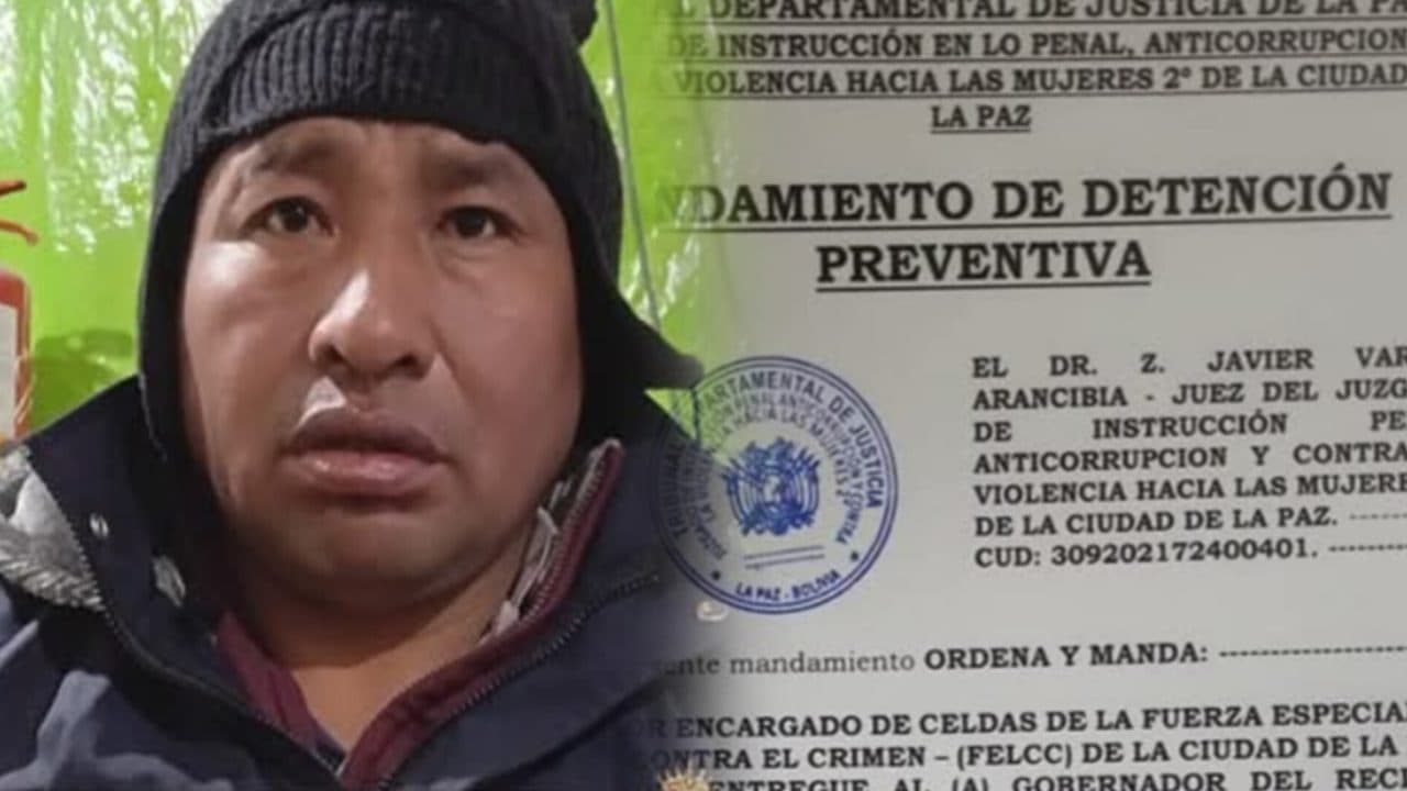 PONCIANO SANTOS A LA CÁRCEL DE SAN PEDRO POR SEIS MESES