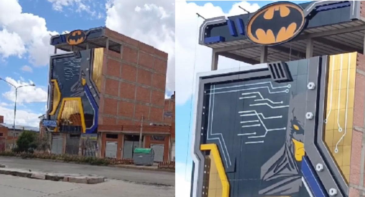 EL IMPONENTE CHOLET INSPIRADO EN BATMAN QUE CAUSA FUROR EN EL ALTO