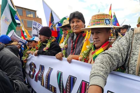 POR SEGURIDAD SUSPENDEN LA PROCLAMACIÓN DE EVO MORALES EN LA APACHETA