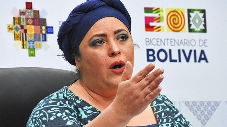 MINISTRA PRADA RATIFICA QUE EL PRESIDENTE ARCE NO SERÁ CANDIDATO EN LAS ELECCIONES