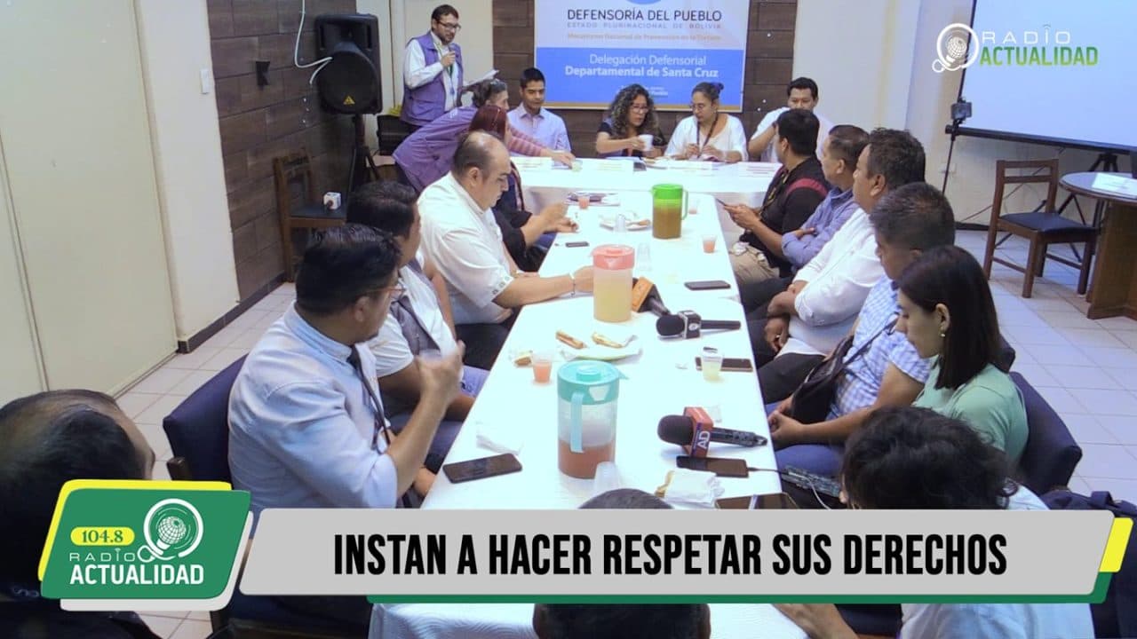 DEFENSORÍA DEL PUEBLO INSTA A TRABAJADORES DE LA PRENSA HACER RESPETAR SUS DERECHOS