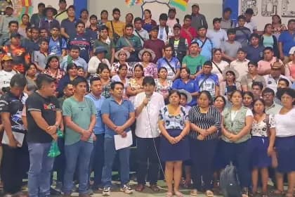 EVO MORALES ADVIERTE QUE, SI LA DERECHA GANA, A VER SI «AGUANTA»