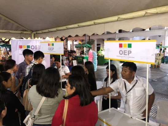 FERIA DE LA DEMOCRACIA: TED SANTA CRUZ APUESTA POR EL VOTO INFORMADO