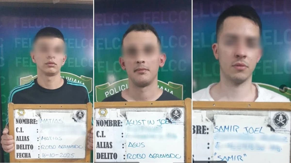 POLICÍA CAPTURA A BANDA ARGENTINA QUE ATRACABA A LIBRECAMBISTAS EN SANTA CRUZ