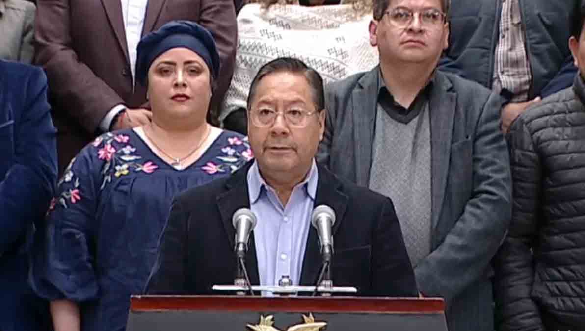 “GOLPE A LA DEMOCRACIA”: ARCE DENUNCIA PLAN LEGISLATIVO CONTRA EL PROCESO ELECTORAL