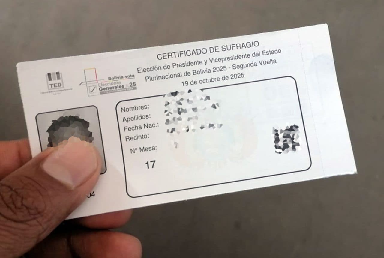 DESDE ESTE LUNES, BANCOS SOLO PEDIRÁN EL CERTIFICADO DE LA SEGUNDA VUELTA