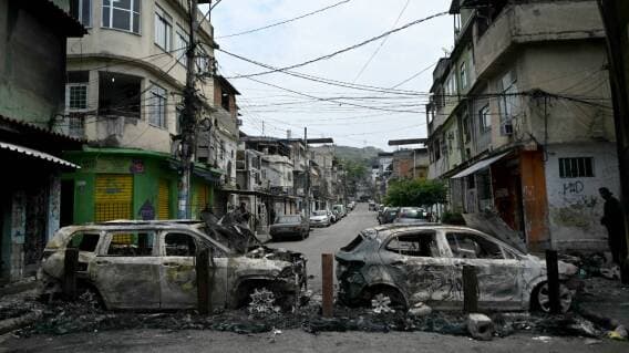 BRASIL: 64 MUERTOS Y 81 ARRESTOS EN OPERATIVO CONTRA EL CRIMEN ORGANIZADO