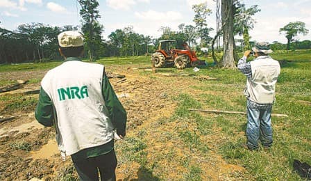 INRA ALERTA QUE FALTA DE APROBACIÓN DE CRÉDITOS FRENA LUCHA CONTRA AVASALLAMIENTOS