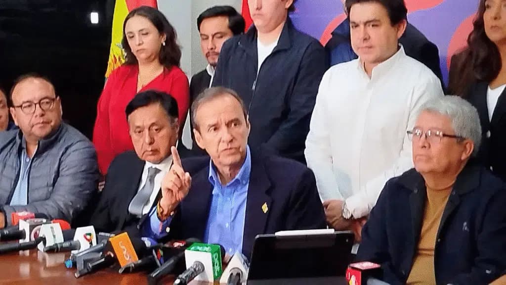 TUTO RECONOCE TRIUNFO DE RODRIGO PAZ Y PIDE NO CEDER ANTE EVO MORALES