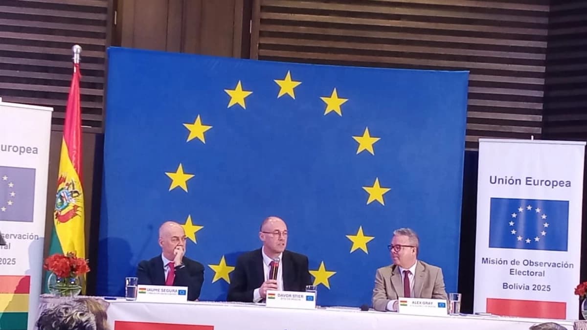 UE ENTREGA INFORME FINAL SOBRE ELECCIONES EN BOLIVIA Y EMITE 19 RECOMENDACIONES