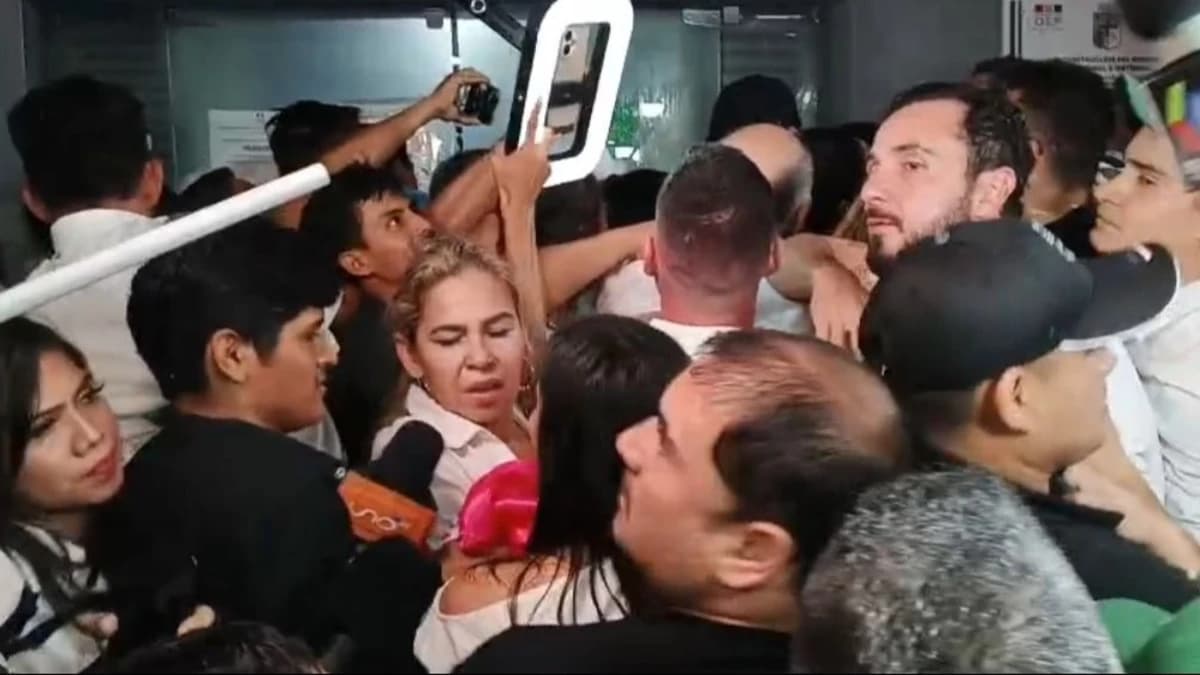 INCIDENTES Y AGRESIONES MARCAN LA INSCRIPCIÓN DE CAMACHO Y VELASCO EN SANTA CRUZ