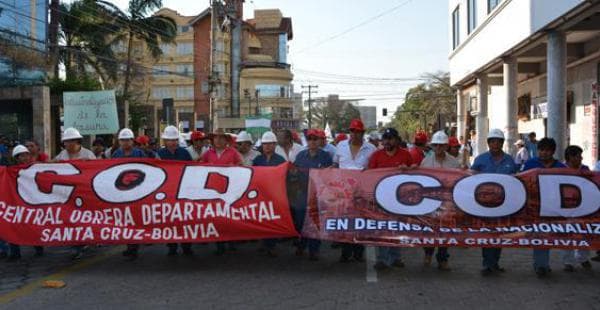 “BOLIVIA NO SE VENDE”: COD SANTA CRUZ LLAMA A MOVILIZARSE ESTE LUNES