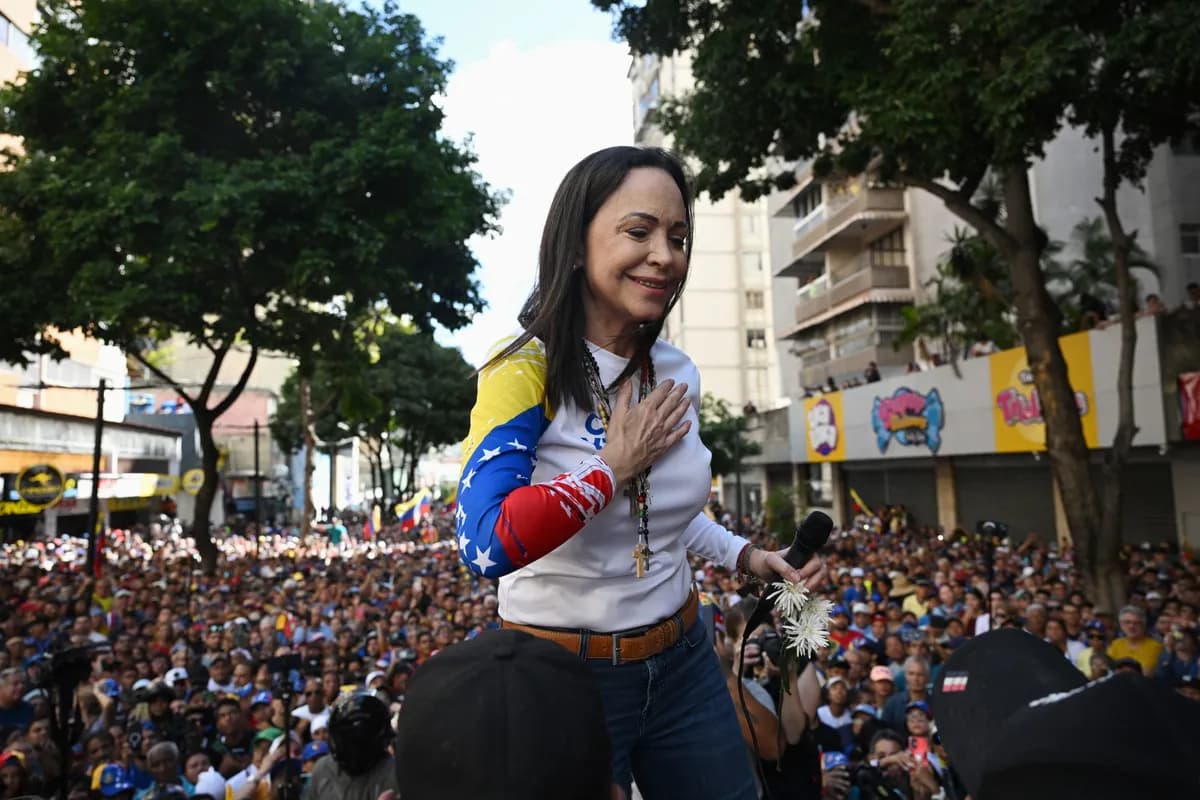 MARÍA CORINA MACHADO AFIRMA QUE LA OPOSICIÓN ESTÁ PREPARADA PARA GOBERNAR TRAS CAPTURA DE MADURO