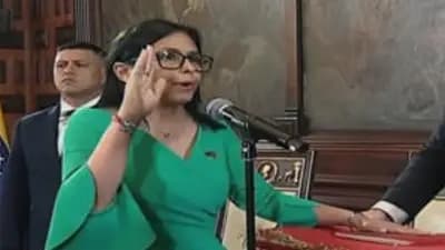 DELCY RODRÍGUEZ JURA COMO PRESIDENTA INTERINA DE VENEZUELA