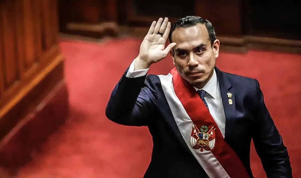 CONGRESO DE PERÚ DESTITUYE AL PRESIDENTE INTERINO JOSÉ JERÍ