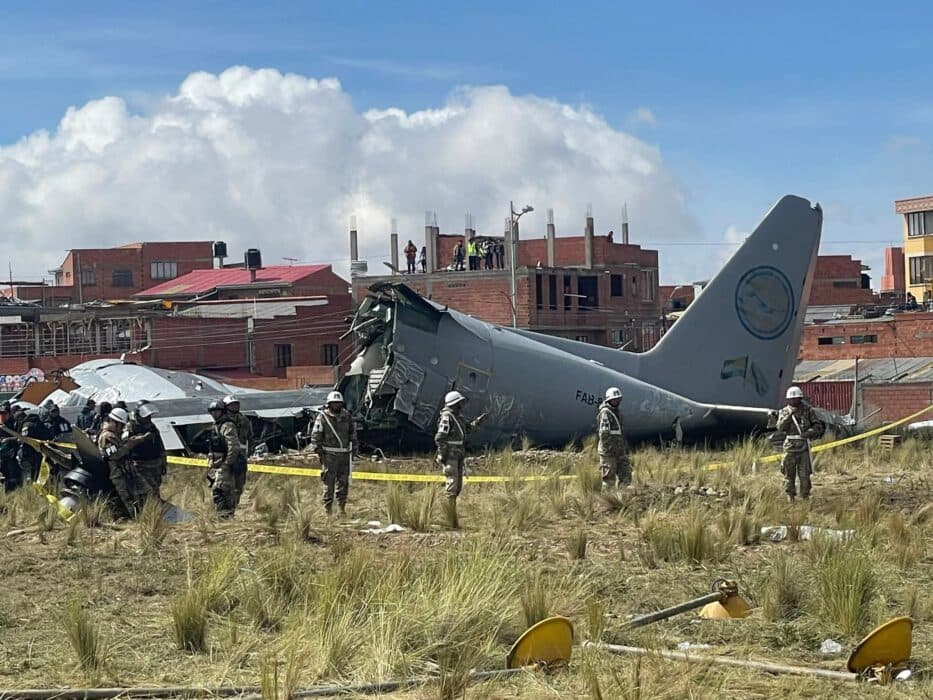 BUSCAN CAJA NEGRA DEL AVIÓN SINIESTRADO EN EL ALTO