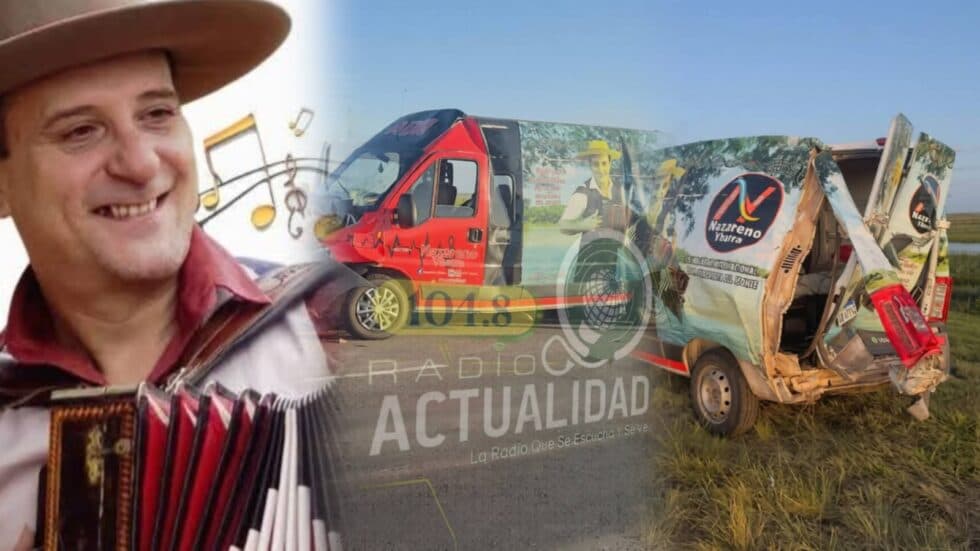 EL CANTAUTOR CHAQUEÑO SE SALVA DE MILAGRO EN ACCIDENTE VIAL EN ARGENTINA