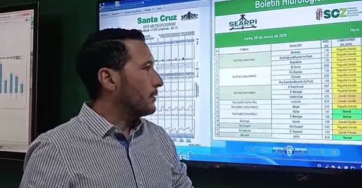 SEARPI REPORTA CRECIDA DE RÍOS TRAS LLUVIAS EN EL DEPARTAMENTO