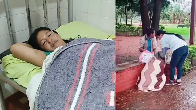 MUJER DA A LUZ A SU BEBÉ EN PLENA PLAZA DE SAN IGNACIO